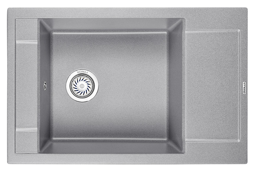 Мойка кухонная Granula прямоугольная кварц 7806, БАЗАЛЬТ