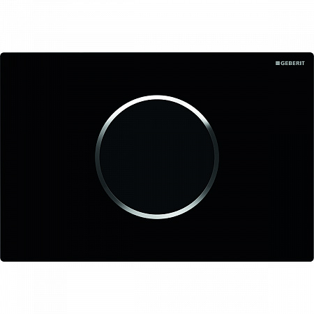 Клавиша смыва Geberit Sigma 10 115.907.KM.1 черный, хром