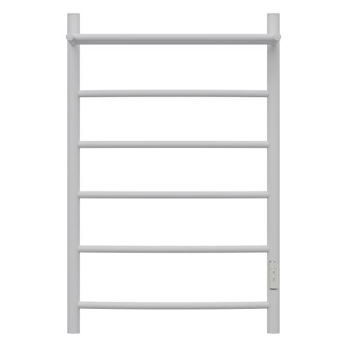 Полотенцесушитель электрический Point Афина PN04858PW П5 500x800 с полкой, диммер справа, белый