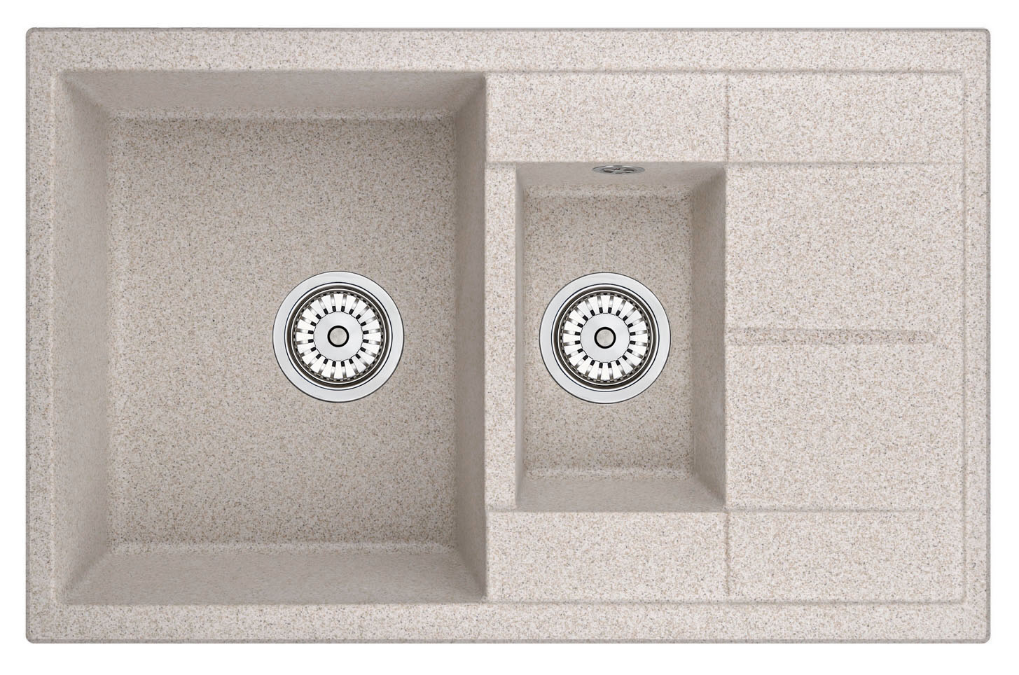 Мойка кухонная Granula прямоугольная кварц 7802, КЛАССИК