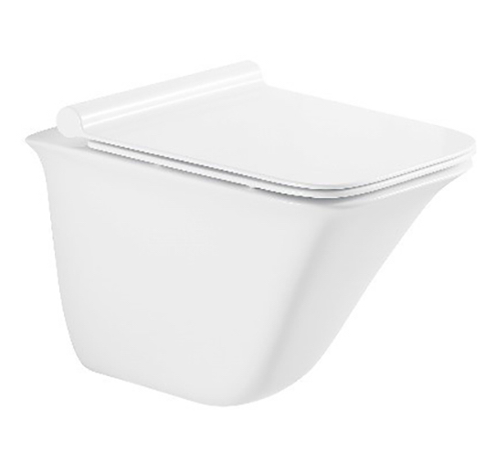 Унитаз подвесной Grossman GR-4413S безободковый с тонкой крышкой