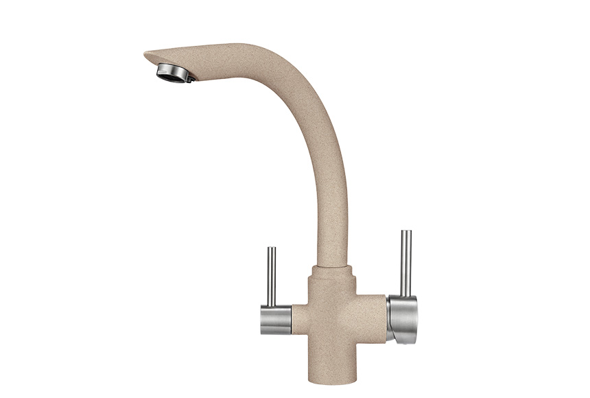 Смеситель для кухни Granula GR-2304 песок, 2304sa