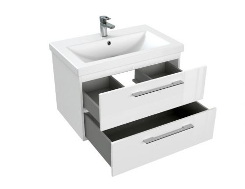Тумба под раковину подвесная LARA 70 для COMO 70 белый