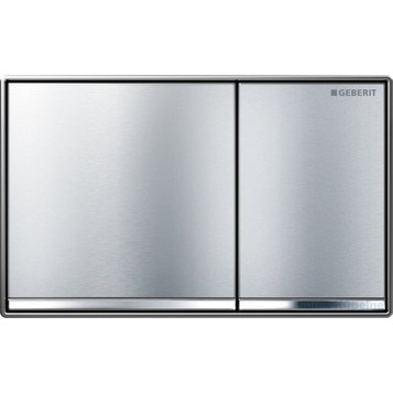 Клавиша смыва Geberit Omega 60 115.081.GH.1 нержавеющая сталь