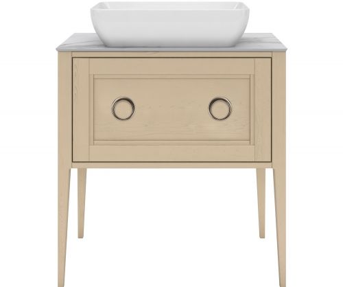 Тумба Kerama Marazzi PLAZA Classic Neo напольная с ящиками 80, капучино матовая