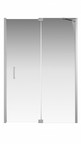 Душевая дверь Creto Tenta 123-WTW-140-C-CH-8 стекло прозрачное EASY CLEAN, профиль хром, 140х200 см