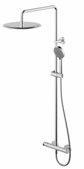 Душевая колонна с термостатическим смесителем для душа Bravat Waterfall F939114C-A5-RUS