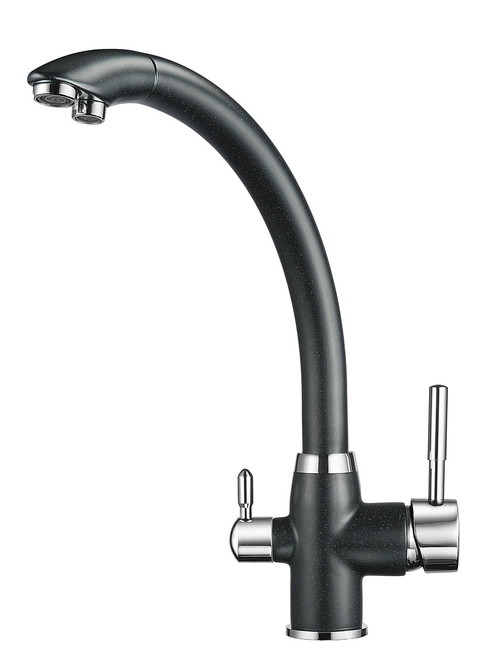 Смеситель для кухни Granula GR-2167 шварц, 2167sv