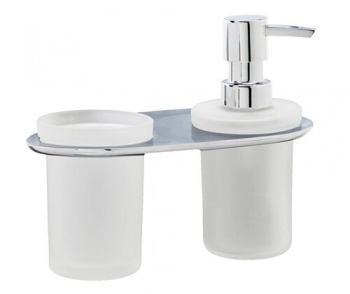 Держатель стакана и дозатора Wasserkraft Kammel K-8389