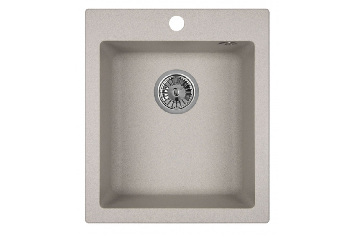 Мойка кухонная Granula квадратная кварц 4201, БАЗАЛЬТ