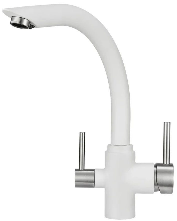 Смеситель для кухни Granula GR-2304 арктик, 2304wh