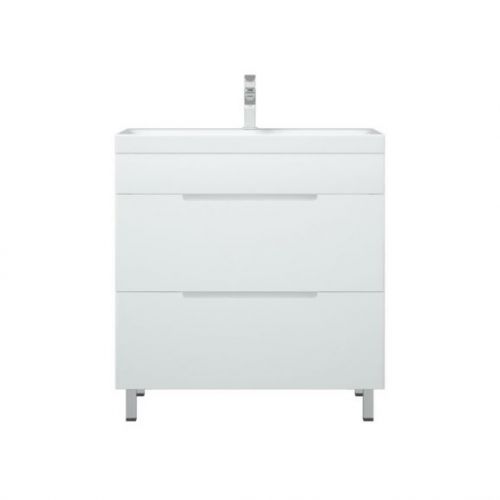 Тумба Corozo "Мадисон 80 Z2", Люкс белая, Сомо 80 / Фостер 80