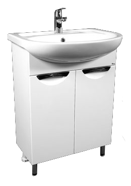 Тумба Emmy Милли 55 с раковиной Уют