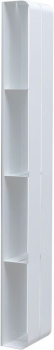Полка Aquanet Магнум 20x130 белая матовая, вертикальная 00302240