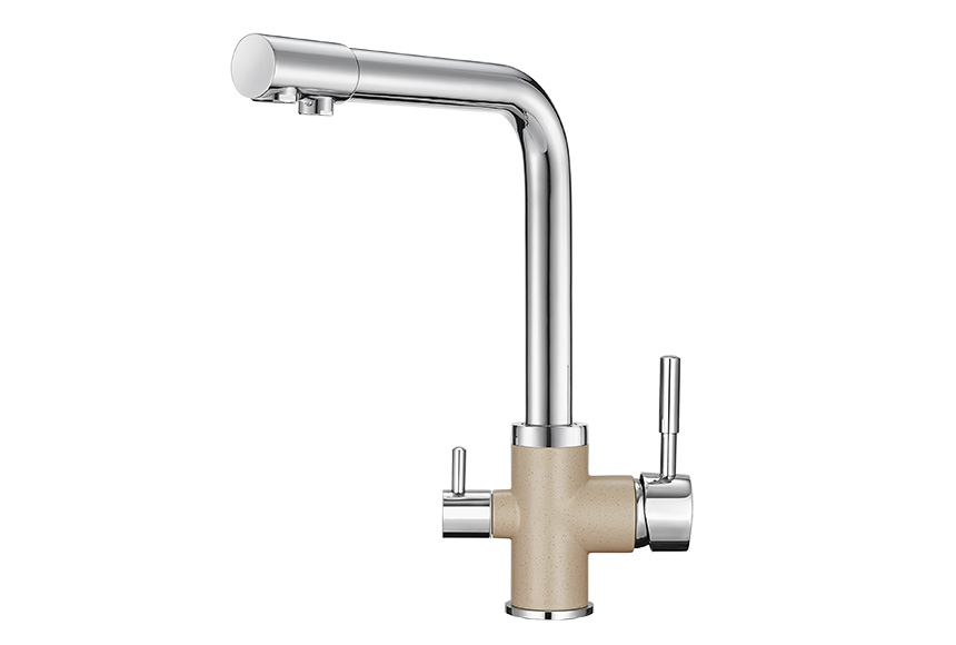 Смеситель для кухни Granula GR-3015 песок, 3015sa