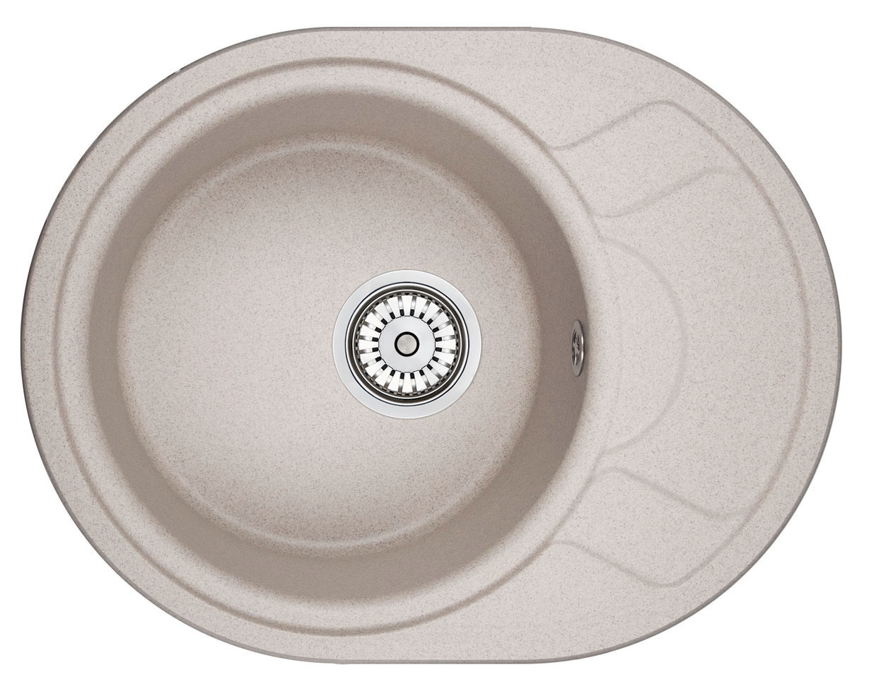 Мойка кухонная Granula овальная кварц 5802, АНТИК