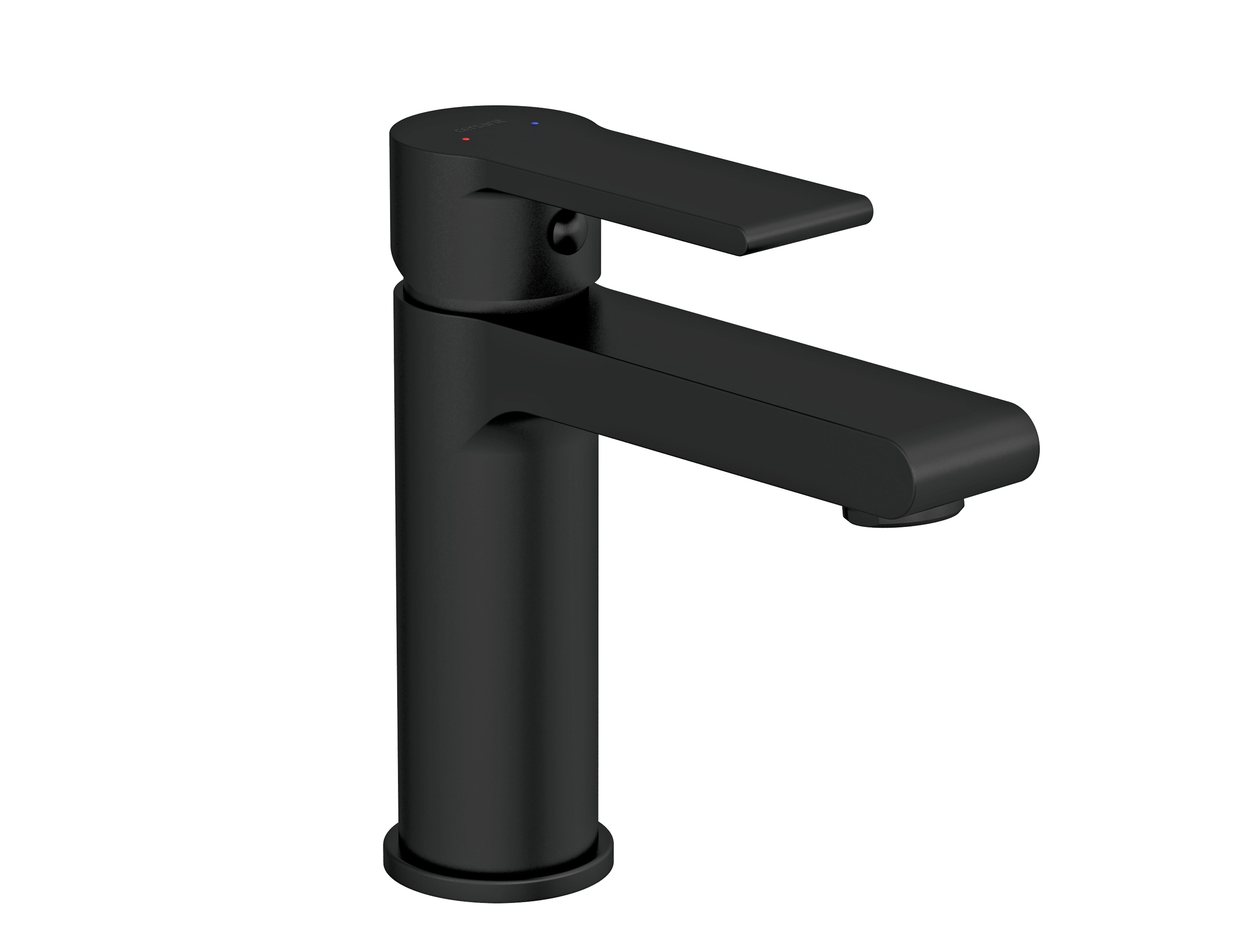 Смеситель BRASKO BLACK для раковины с клик-клак Cersanit 63107