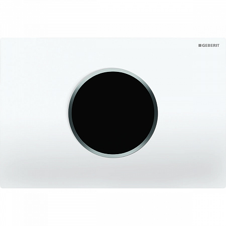 Клавиша смыва Geberit Sigma 10 115.907.KL.1 белый, хром