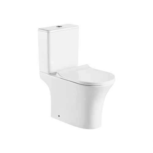 Унитаз-компакт "Koller Pool" EDGE Rimless, сиденье дюропласт: SoftClose, Take Off, антибактериальное покрытие, система «Антивсплеск», механизм смыва Geberit