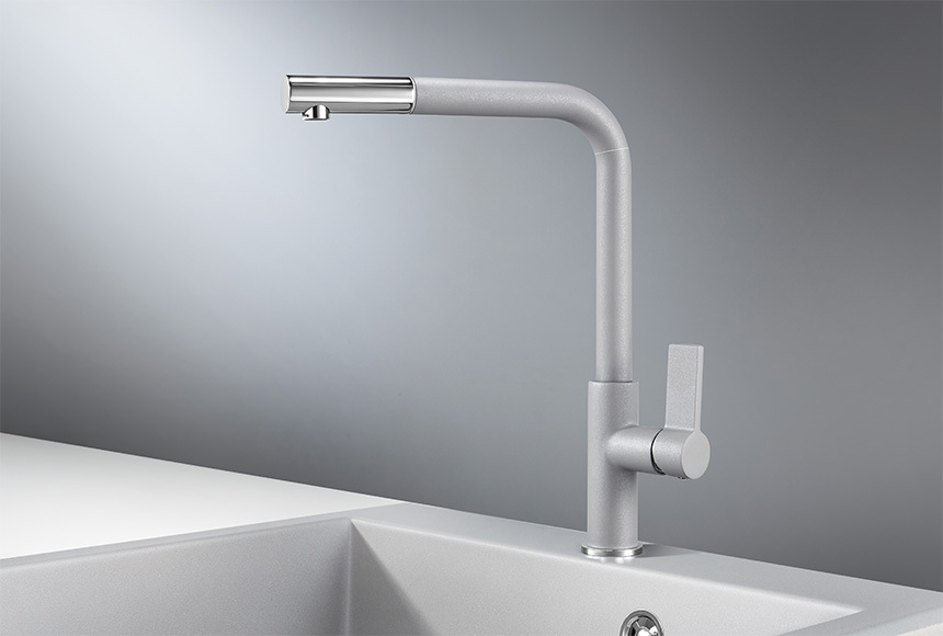 Смеситель для кухни Granula GR-2501 алюминиум, 2501al