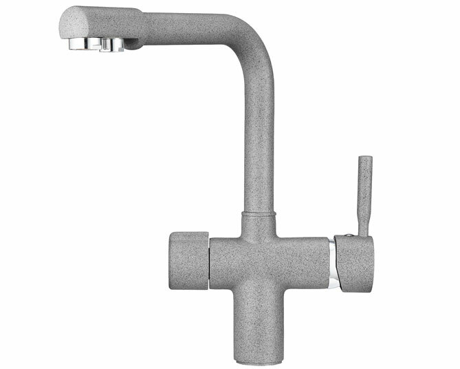 Смеситель для кухни Granula GR-2088 алюминиум, 2088al