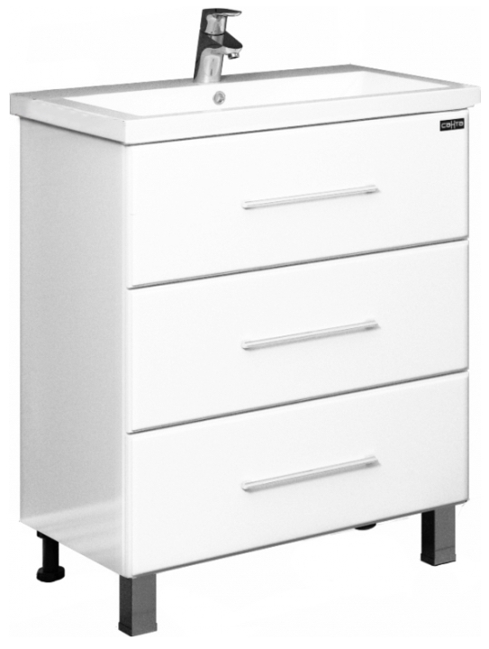 Тумба под раковину Омега 60 3 ящика Санта 207046