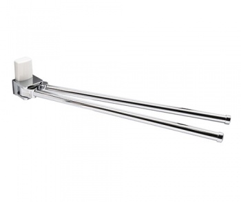 Рога двойные для полотенец Wasserkraft Leine K-5031WHITE