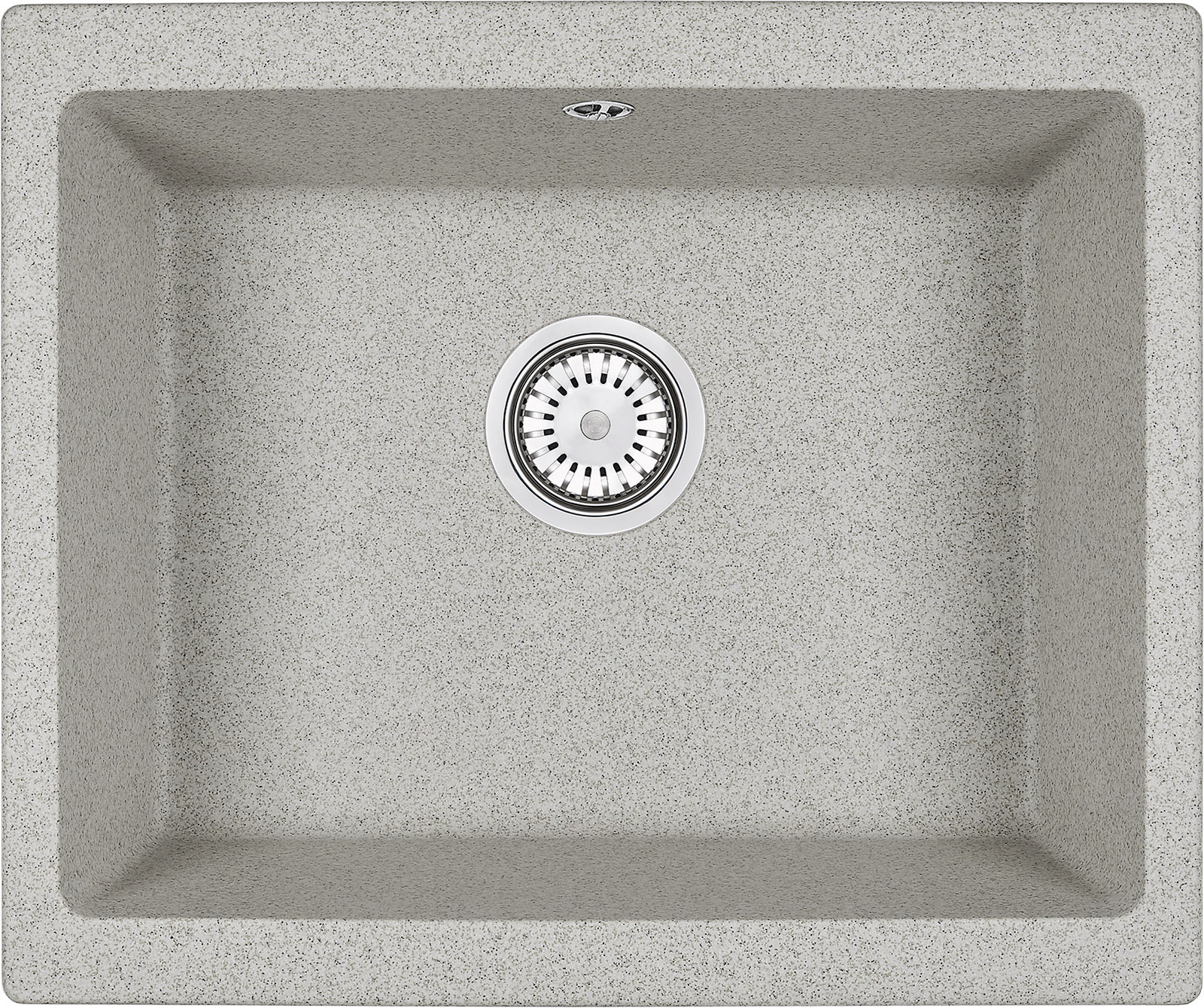 Мойка кухонная Granula квадратная кварц 5551, БАЗАЛЬТ
