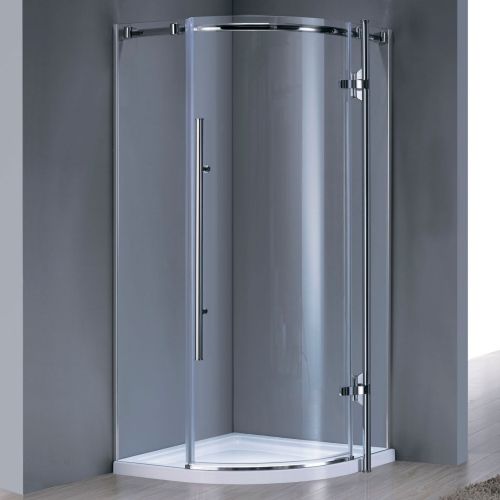 Душевой уголок Grossman GR-5090 Style 90*90*190 полукруг, дверь Распашная