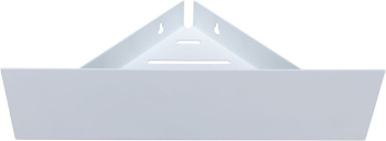 Полка Aquanet Магнум 28x28 белая матовая, угловая 00302237
