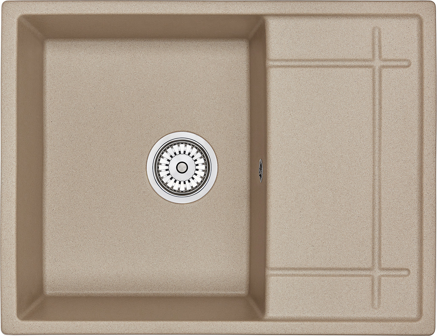 Мойка кухонная Granula прямоугольная кварц 6501, ПЕСОК