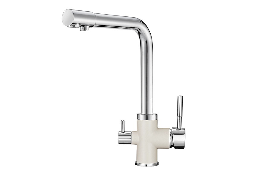 Смеситель для кухни Granula GR-3015 арктик, 3015wh