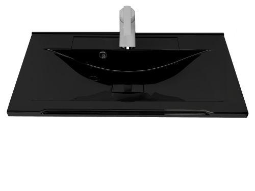 Раковина Корвет 65 черный металлик / км