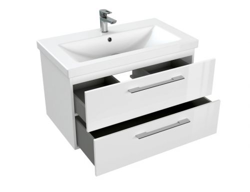 Тумба под раковину подвесная LARA 80 для COMO 80 белый