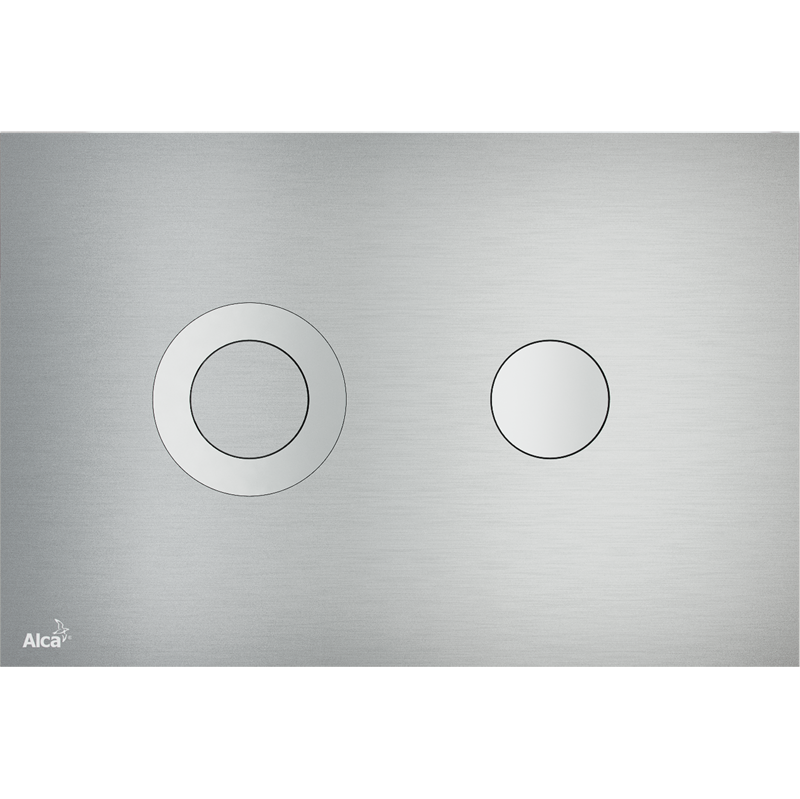 Клавиша смыва AlcaPlast FLAT ALUNOX TURN металл–матовый