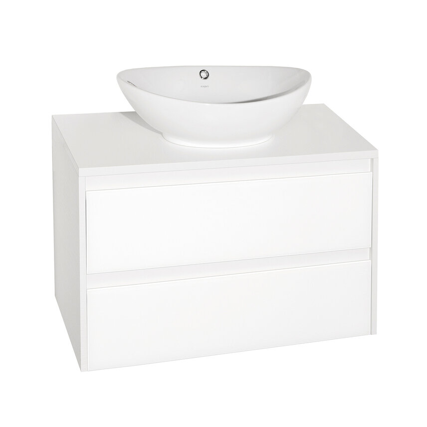 Тумба подвесная Style line Монако 80, Гамма 56, белый, под раковину