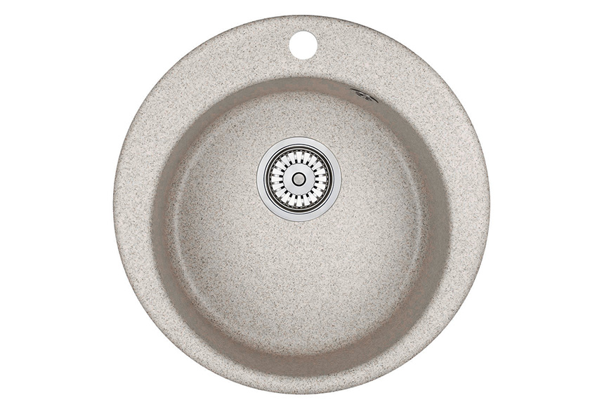 Мойка кухонная Granula круглая кварц 4801, КЛАССИК