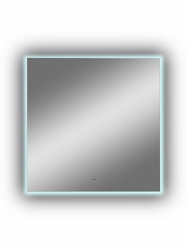 Зеркало Континент "Trezhe Led" 1000х1000 с бесконтактным сенсором, холодная подсветка