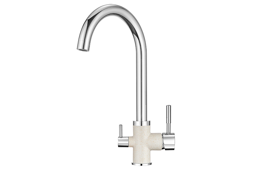 Смеситель для кухни Granula GR-3168 пирит, 3168pr