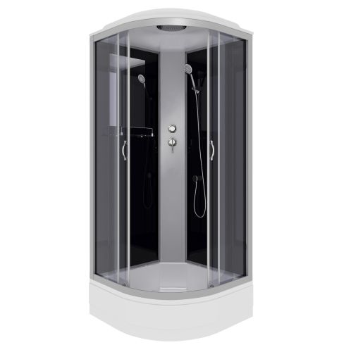 Душ.каб. NG-3501-14 (900х900х2150) низкий поддон(26см) стекло ТОНИРОВАННОЕ 4 места