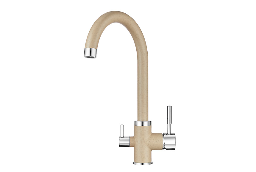 Смеситель для кухни Granula GR-2168 песок, 2168sa