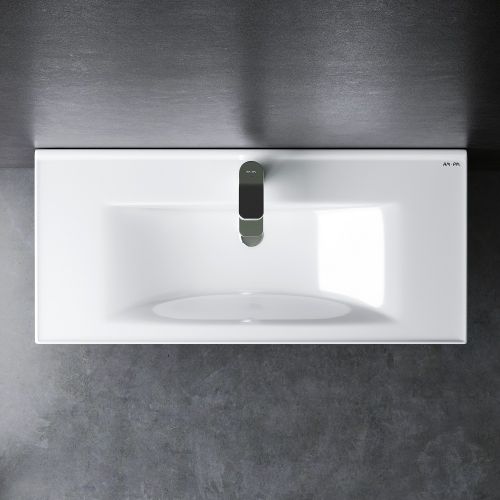 M85AWCC1002WG X-Joy, Раковина мебельная, керамическая, 100 см, встроенная, цвет: белый, глянец