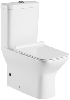 Чаша напольного унитаза Aquanet Rimless Cube-C CL-12248B Cube-C