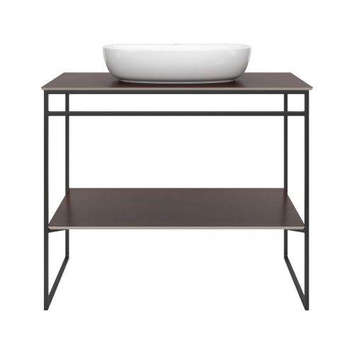 Тумба под раковину Kerama Marazzi Plaza Next 100 см PL.N.100.01\BLK.M