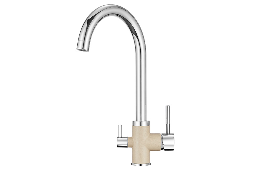 Смеситель для кухни Granula GR-3168 песок, 3168sa