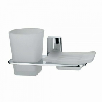 Держатель стакана и мыльницы Wasserkraft Leine K-5026