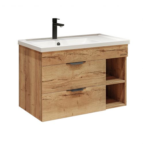 Тумба под раковину подвесная Grossman Форта 80 см 108004