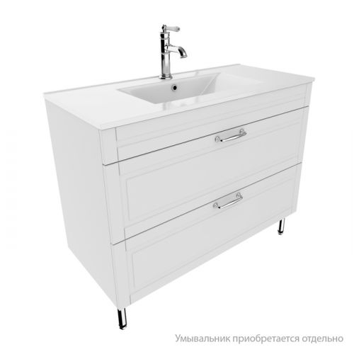 Тумба напольная, 100 см, белая, Oxford, IDDIS, OXF10W1i95