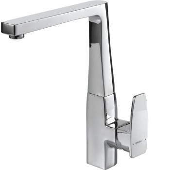 Смеситель для кухни Bravat Riffle высокий излив F772106C