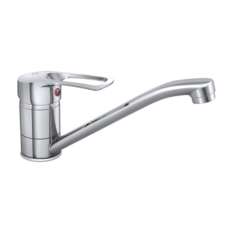 Смеситель для кухонной мойки с длинным изливом 25 см Славен СЛ-ОД-Ц21